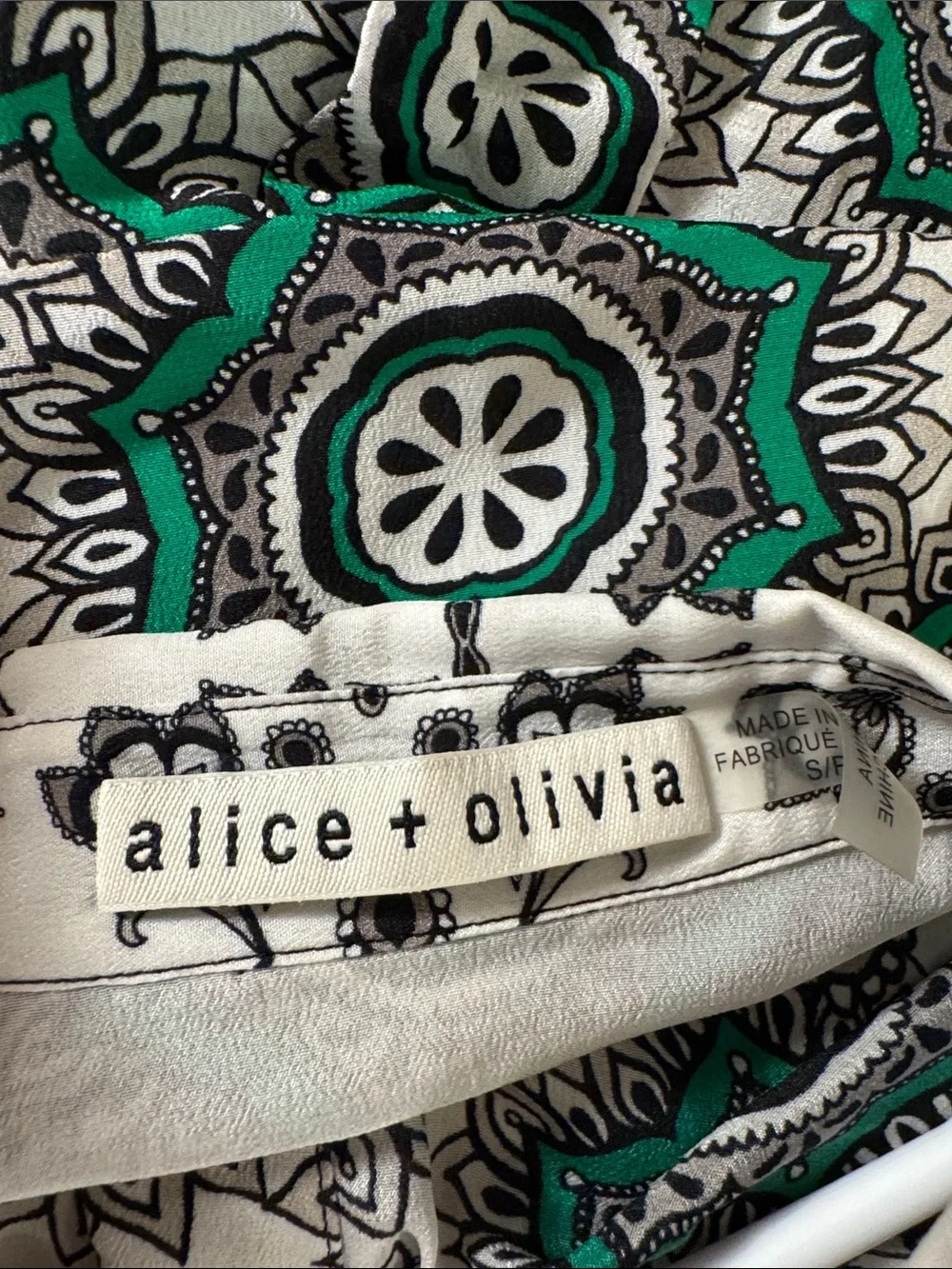 ALICE + OLIVIA Willa Mandela Blouse - Picture 9 of 9